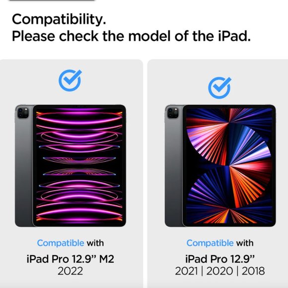 Spigen EZ Fit Screen Protector iPad Pro 12.9" GLAS.tR NEW IN BOX! - Picture 3 of 15
